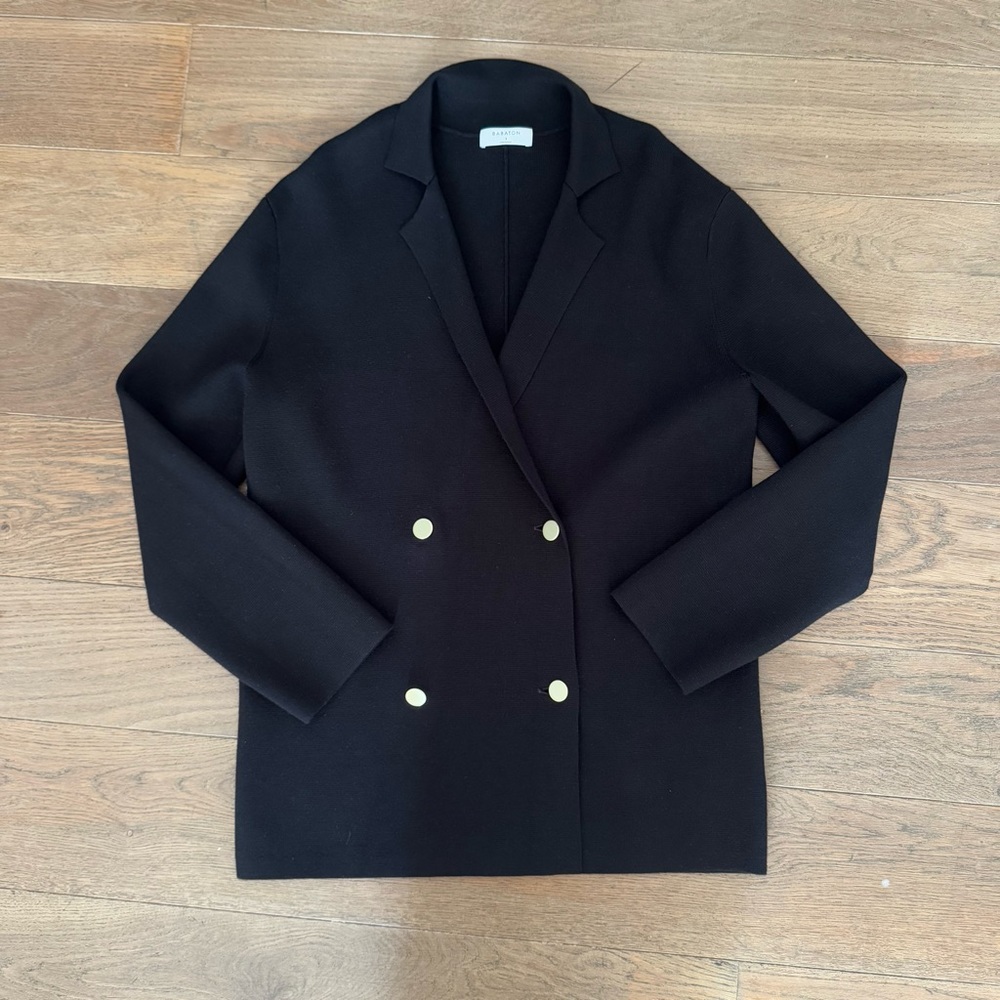 NWOT - Aritzia Babaton Cover Cardigan Size Small, Black Knit, Gold Buttons